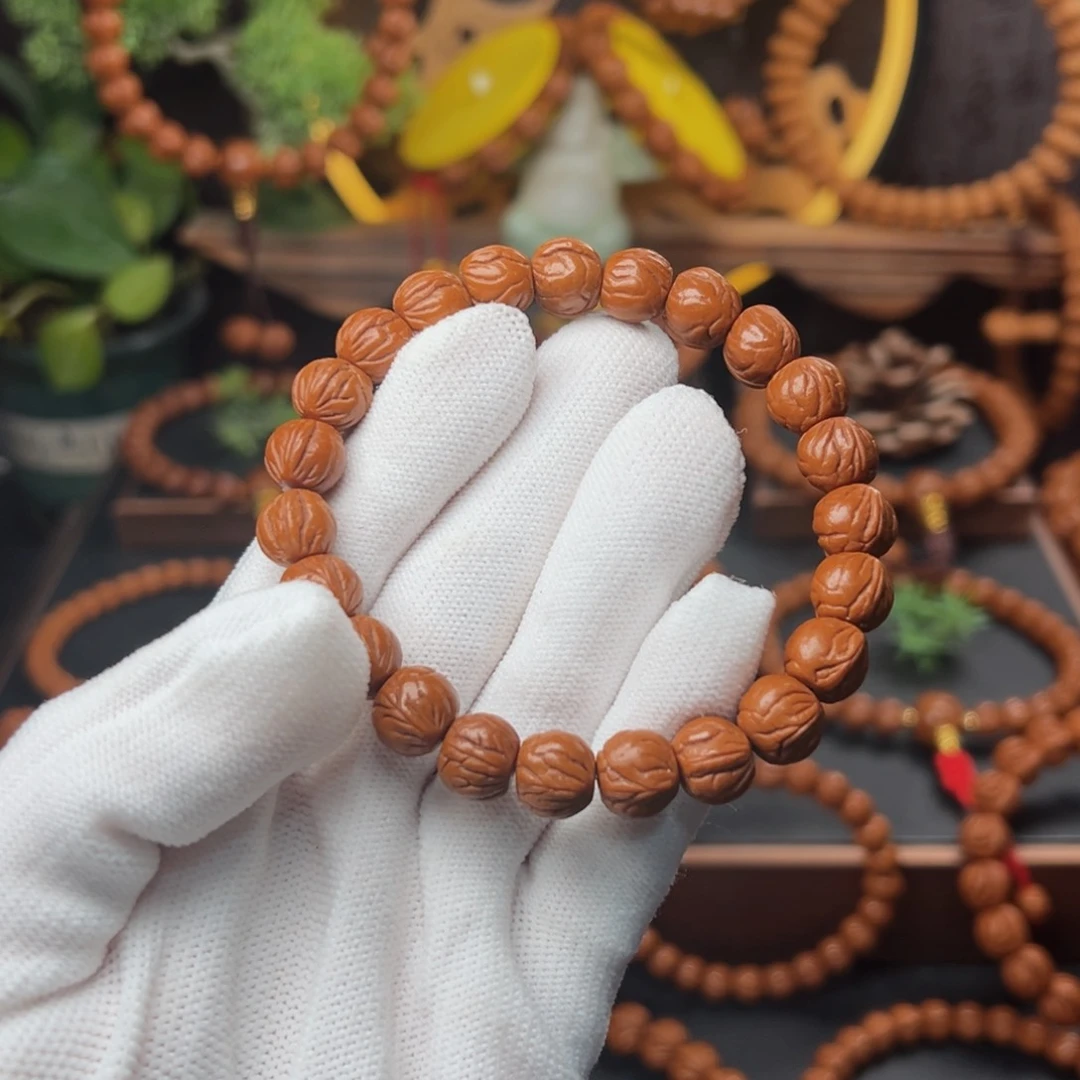 吊坠桃核～****ﾉ1.1玉龙脊手串