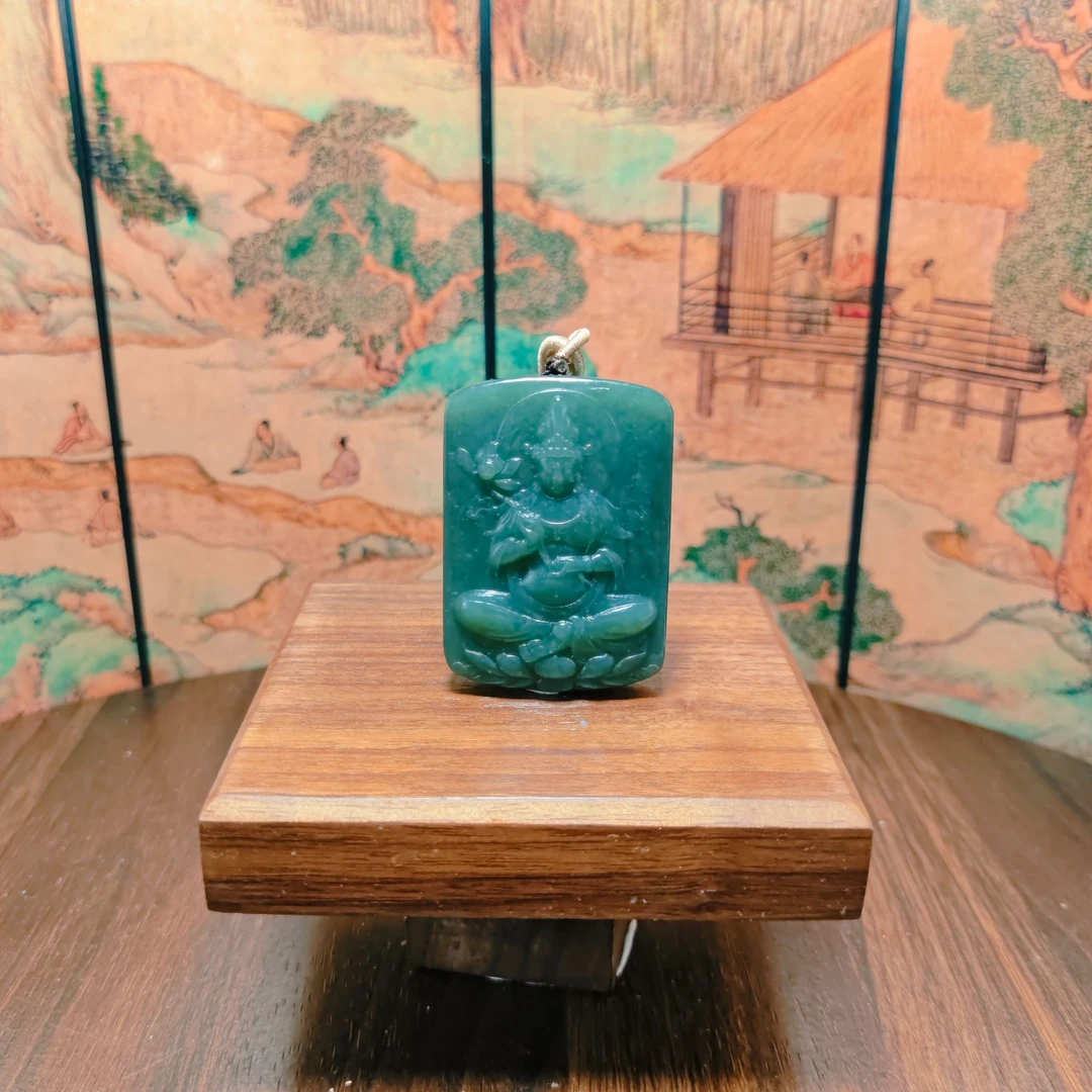 G和田玉观音吊坠1631