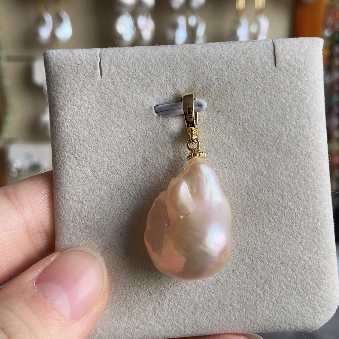 吊坠(不含链)合金淡水珍珠特价4053