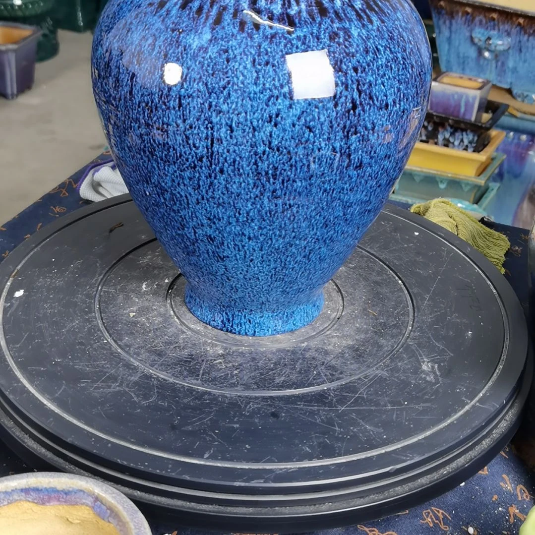 直径22高28石湾花盆默认微瑕