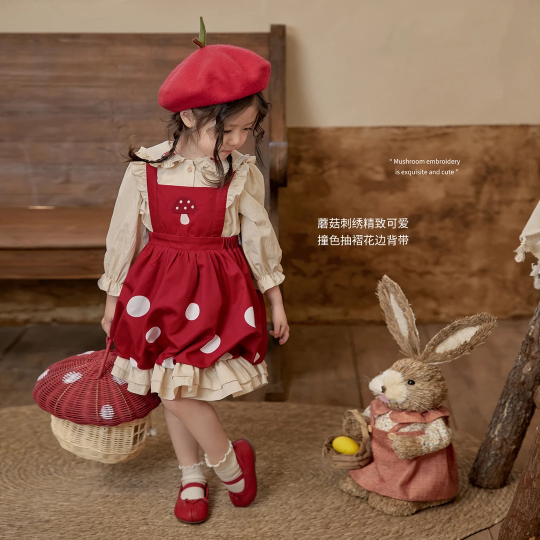 陈大猪小O宝 宝宝新年套装女洋气2024春季新款婴儿 YFC412049