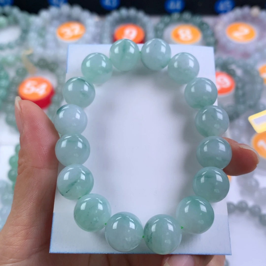 手链翡翠未镶嵌卡12.9