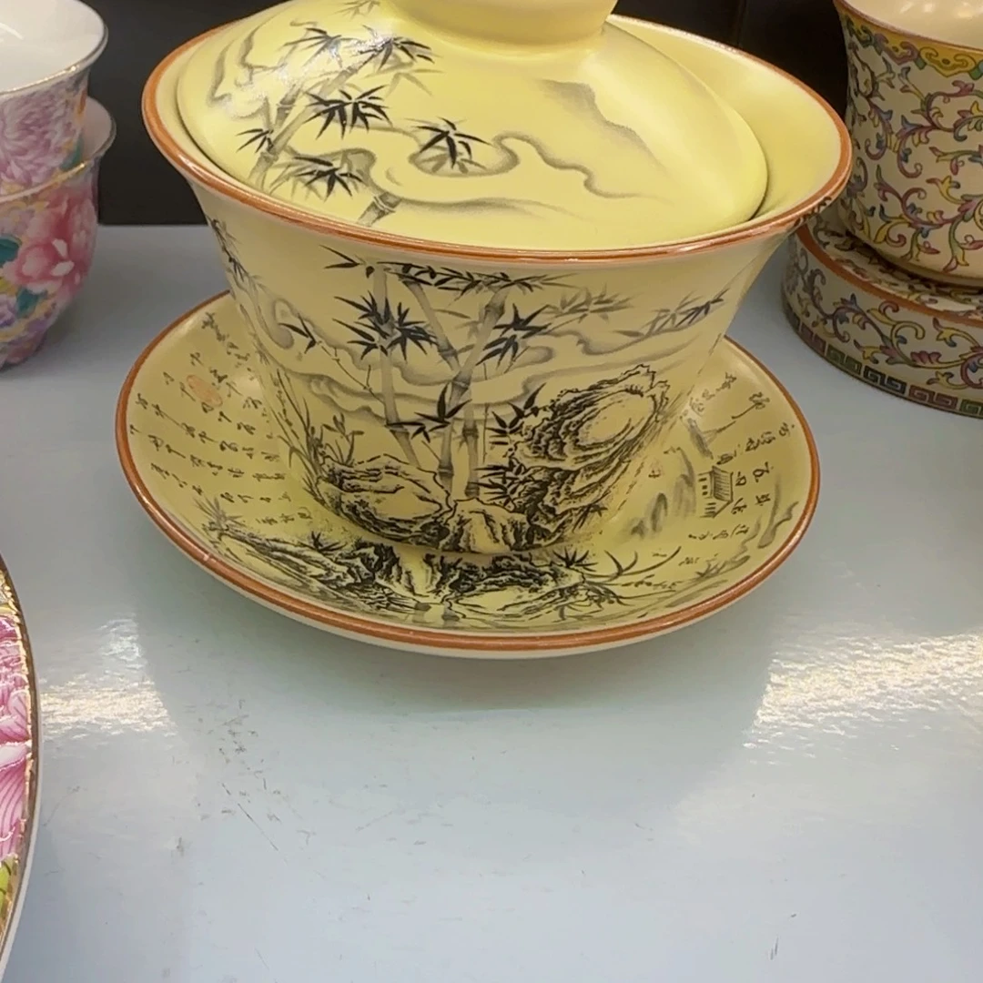 这些盖碗真好看！！！