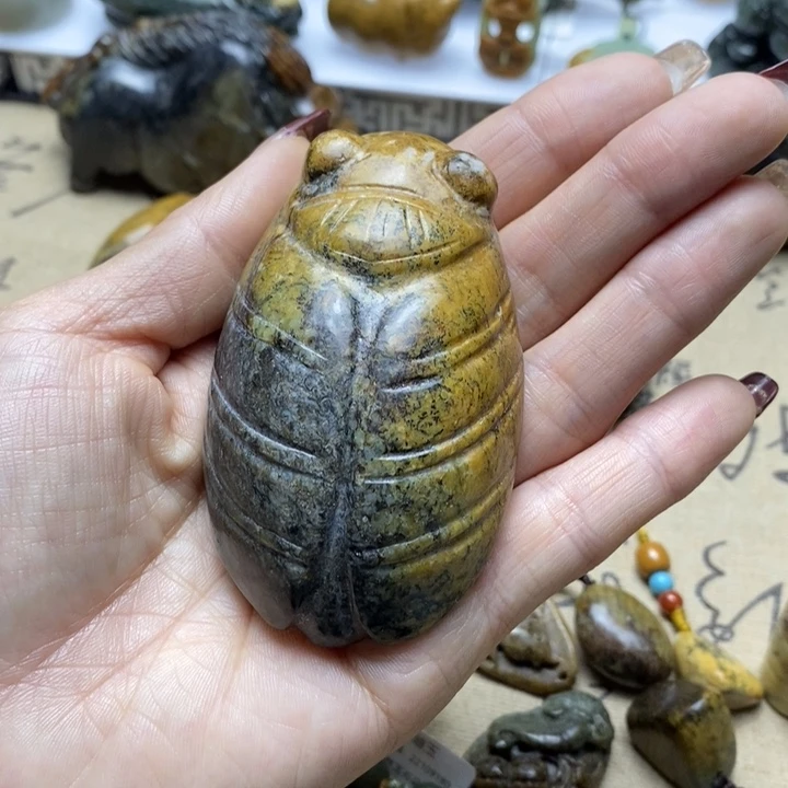 透闪石质玉手把未镶嵌用****9