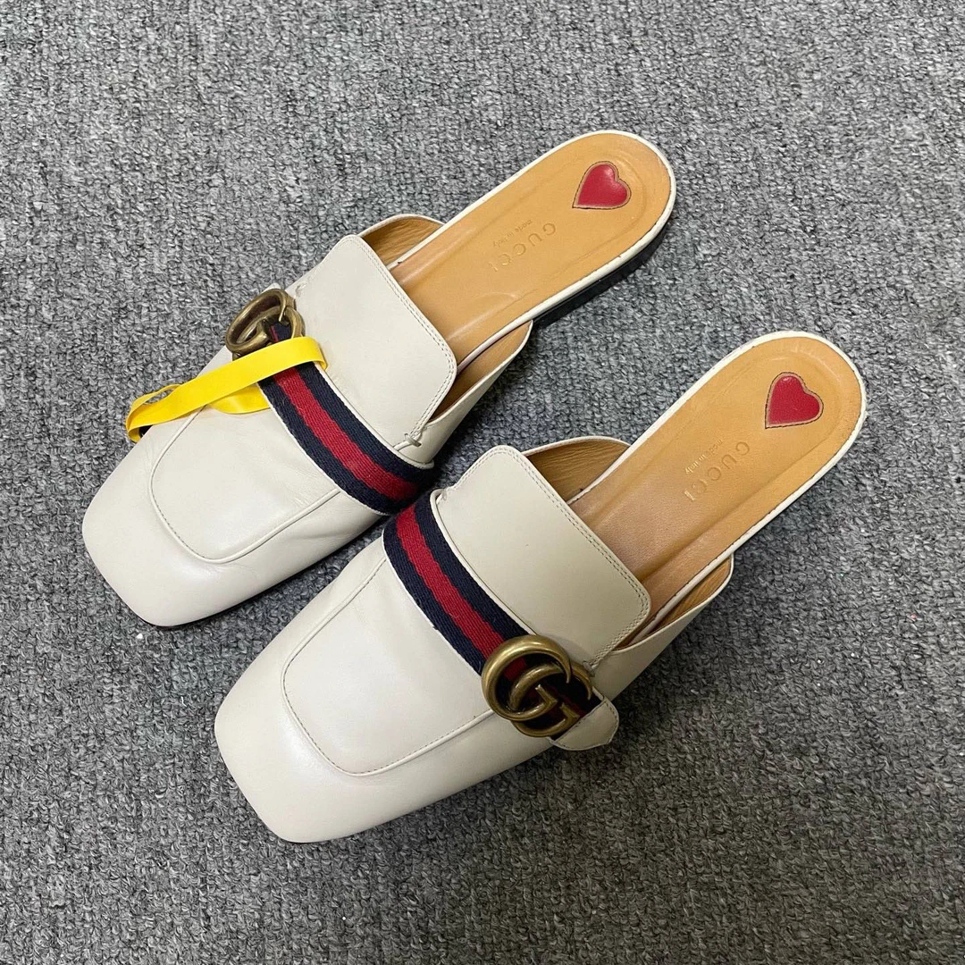 99新 GUCCI/古驰 时尚休闲平底鞋 39.5码/13530