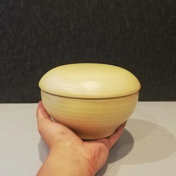 日本万古烧剩米饭加热保鲜神器存饭罐陶土微波炉可用冷饭罐陶土碗