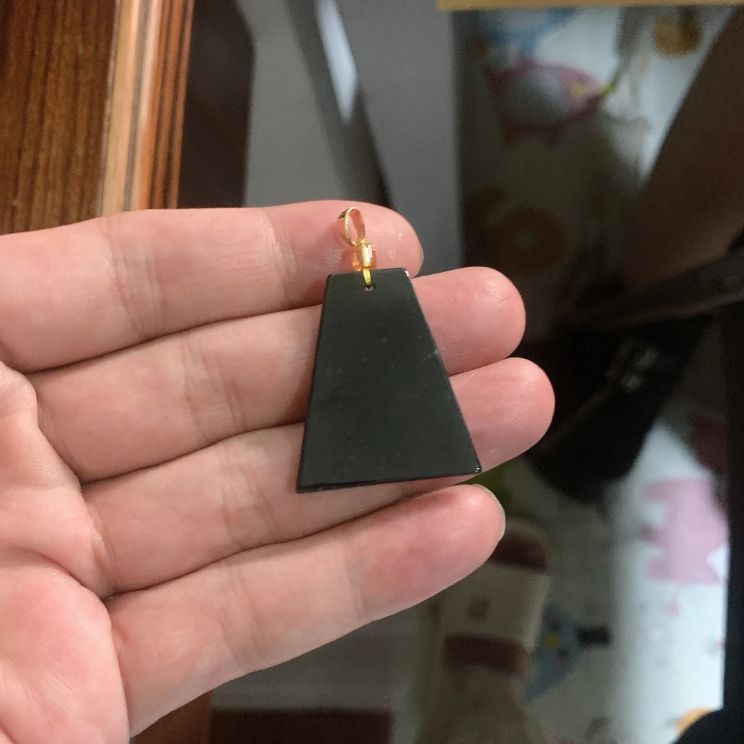 天然缅甸A货 小无事牌挂件