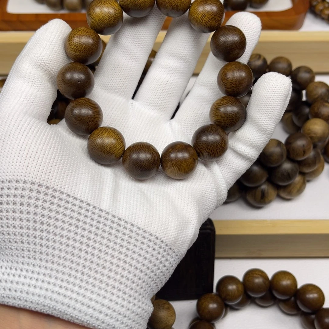 嘎***ʕ沉香手串越南芽庄黄棋楠1.6