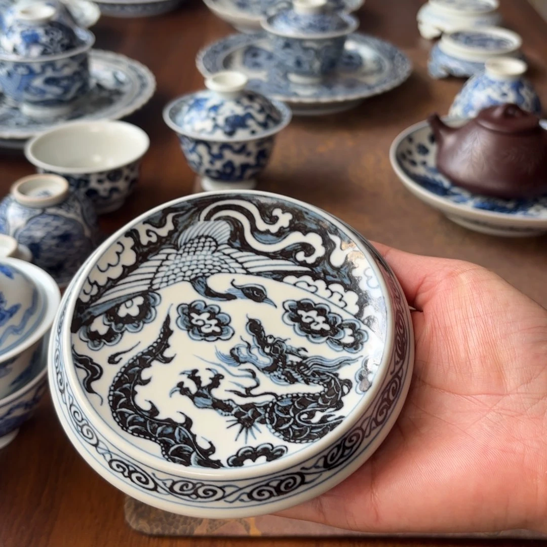 摆件景德镇手绘茶器