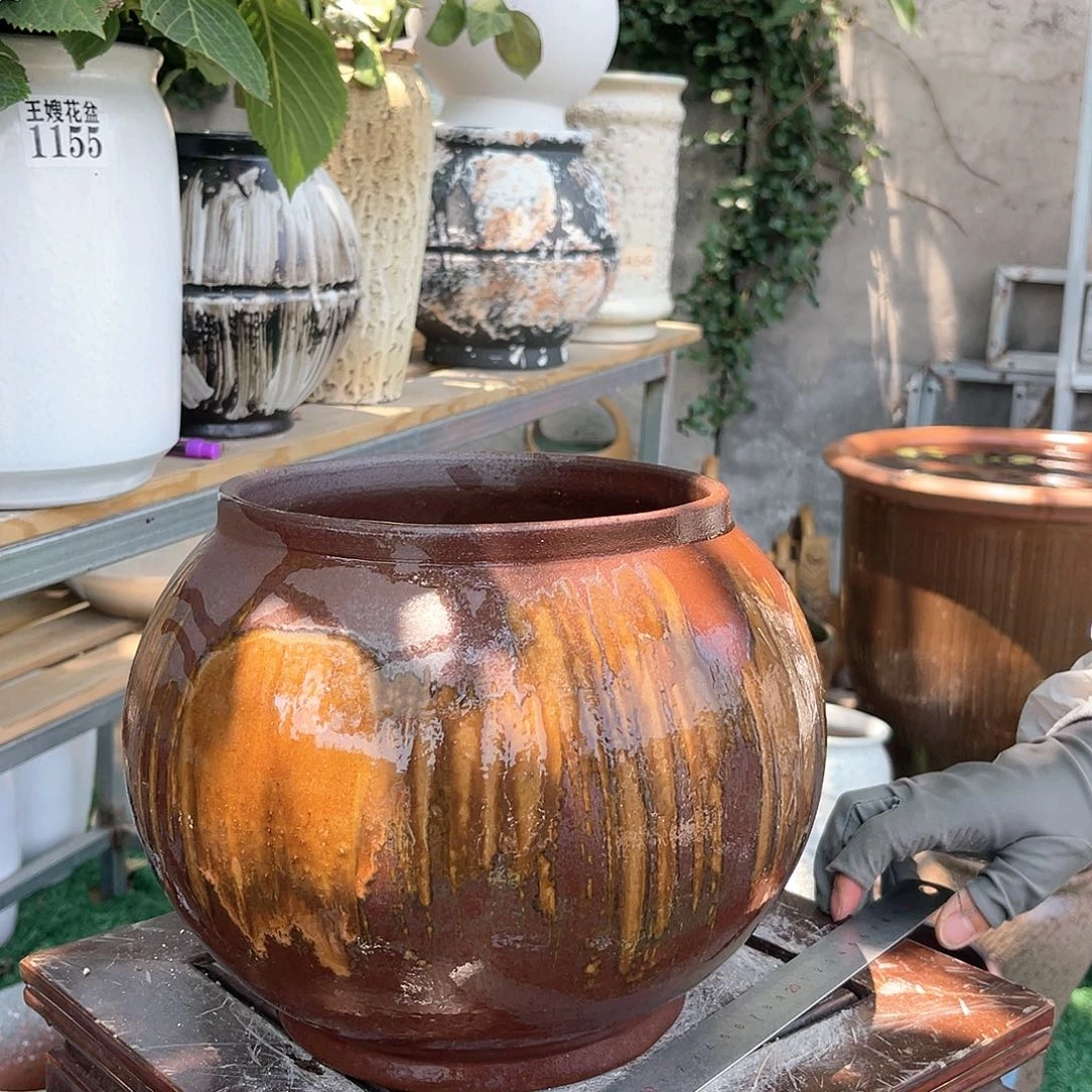 紫砂花盆王嫂花盆直播0529- 1489 高23口19