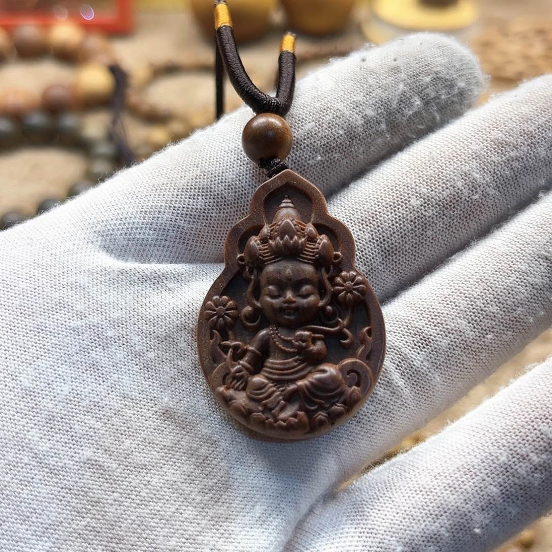 檀香木手串/手链盘**仙摆件