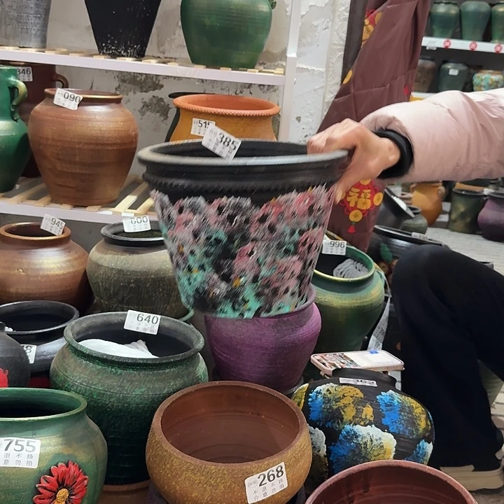 瑕疵彩绘385高度18口径24