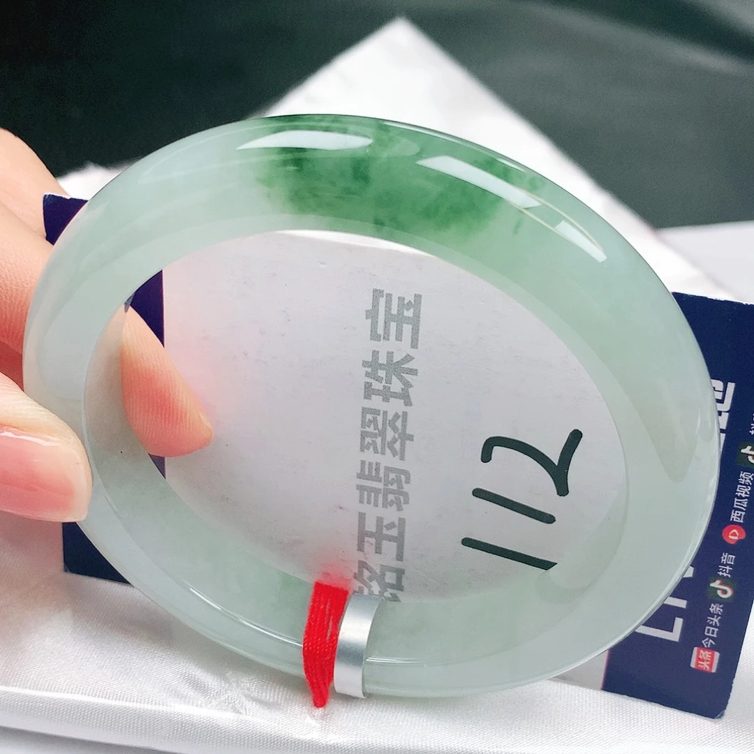 翡翠未镶嵌手镯缅甸天然a货翡翠手镯