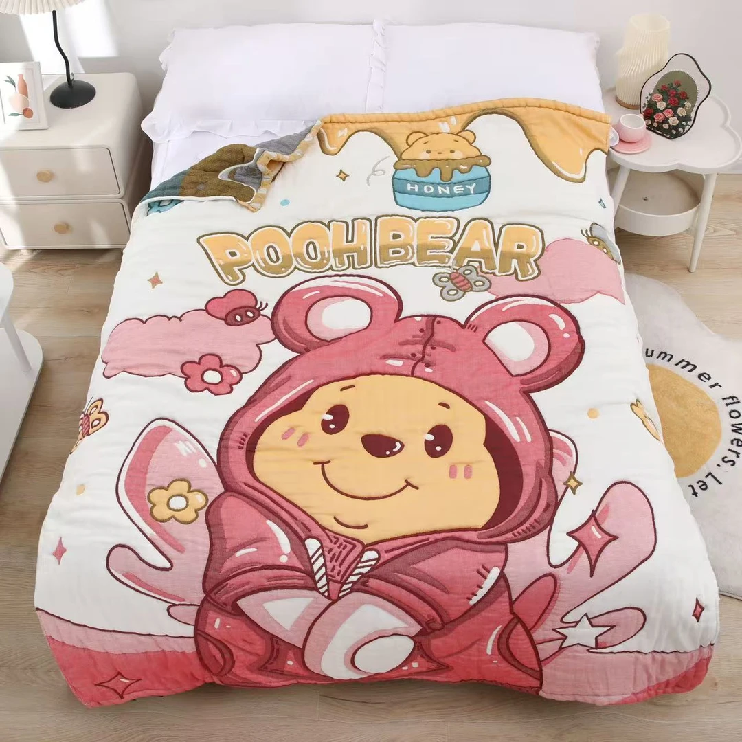 【维尼】150*200  A类全棉纱布云朵泡芙被