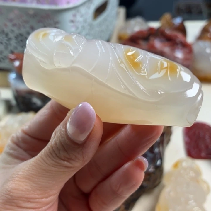 玛瑙/玉髓未镶嵌吊坠(不含链)