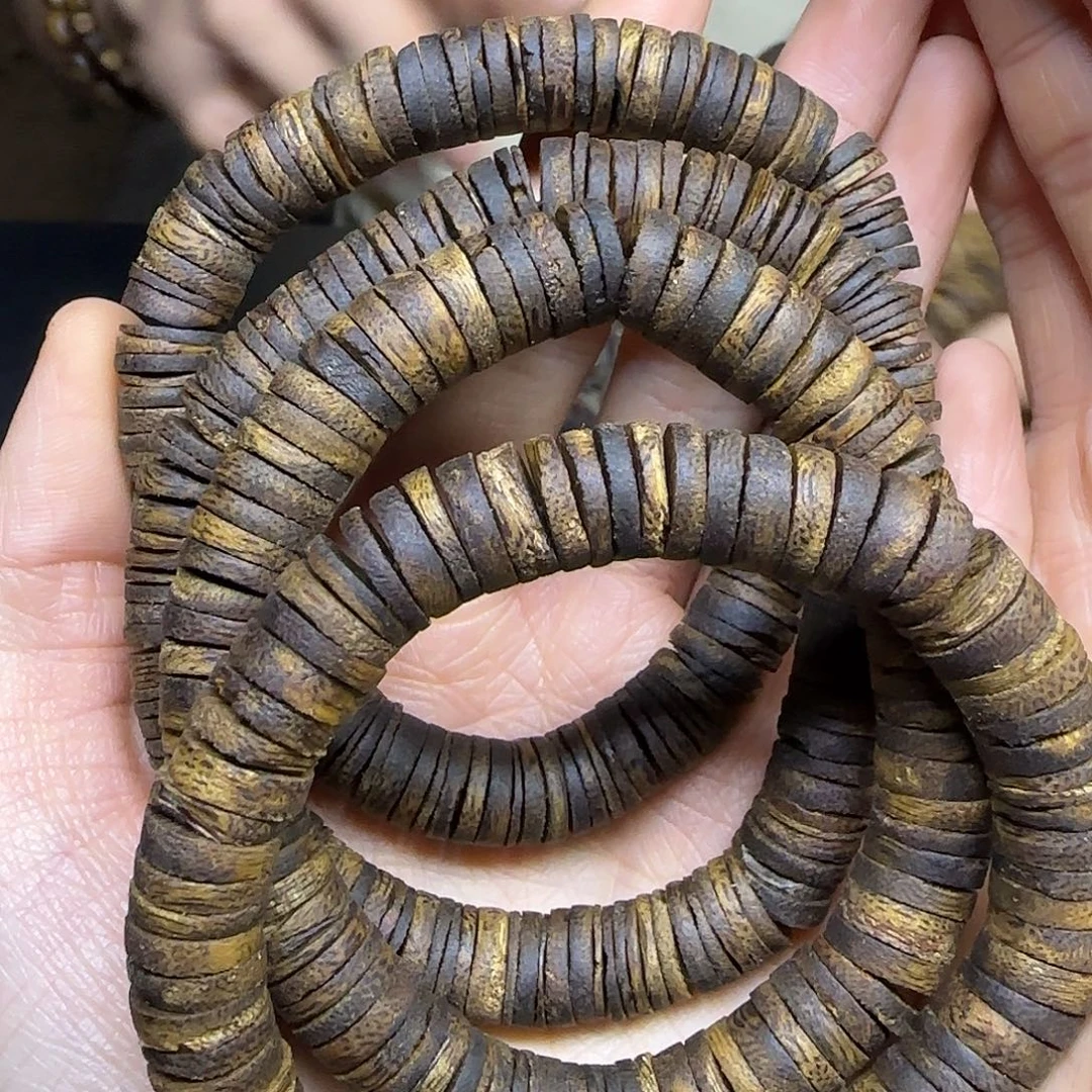 沉香沉香碎屑+沉水浮1.0片片珠单圈12克加多样性发一