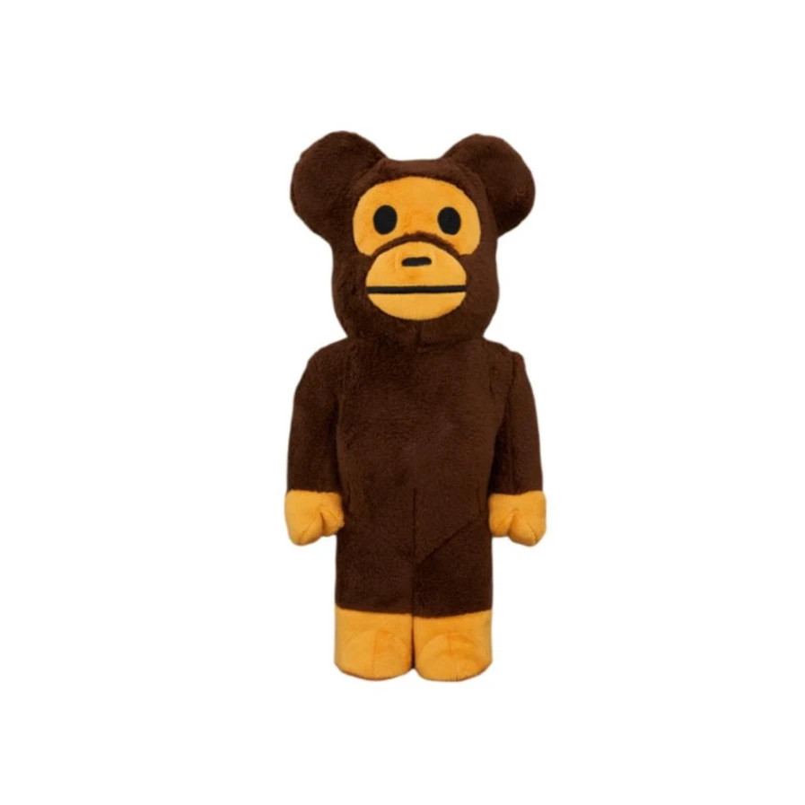 积木熊Bearbrick 长毛baby milo 全新未拆 400%尺寸28cm 潮玩