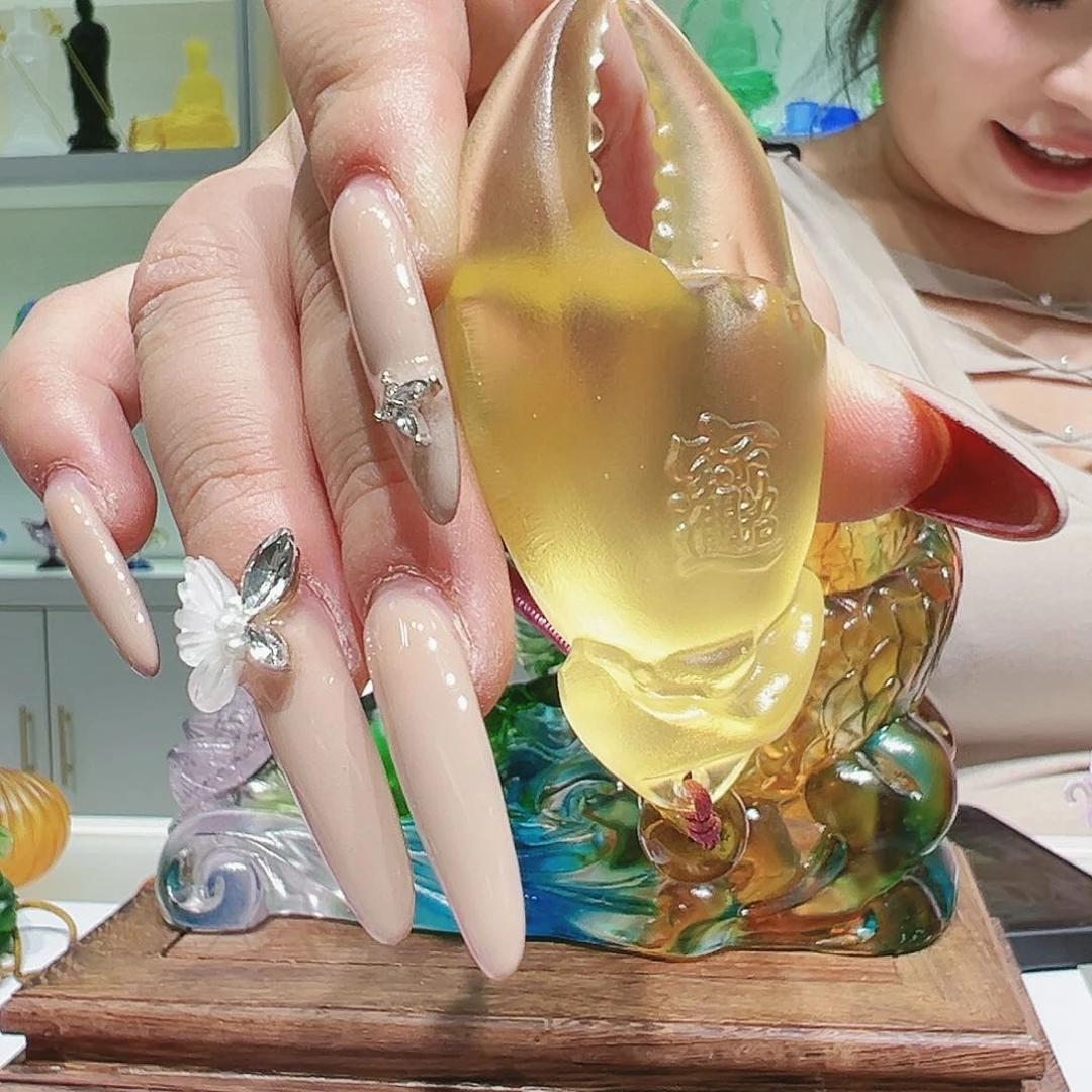 【闪购商品】手工艺品琉璃手上有钱手把件