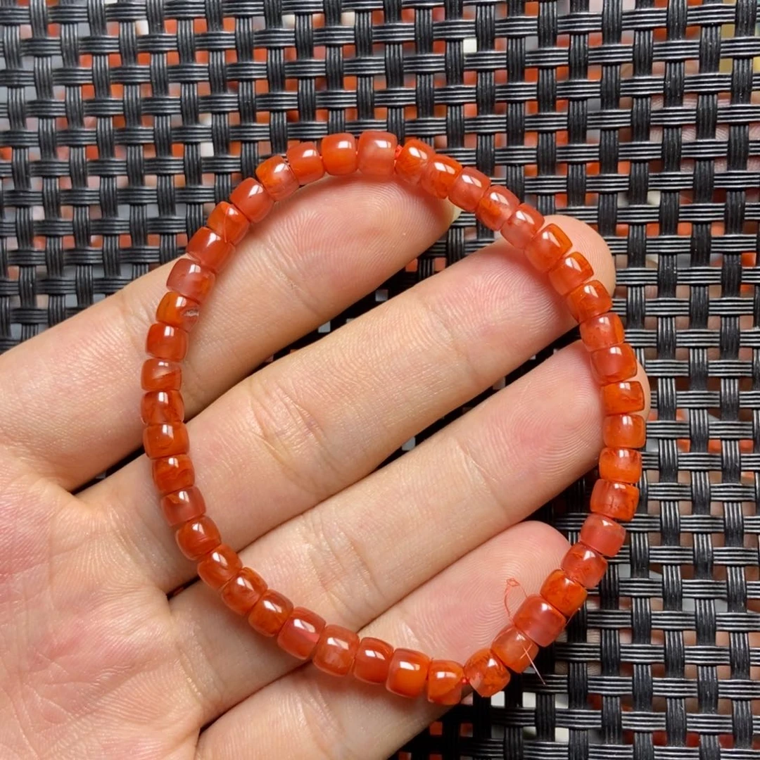 南红玛瑙未镶嵌手串5mm