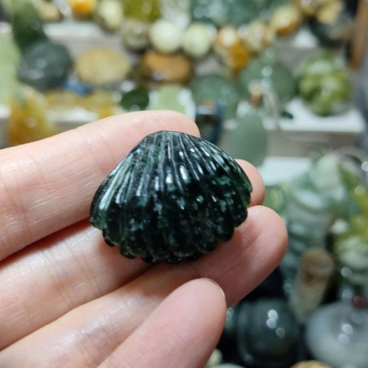 岫玉挂坠款式未镶嵌