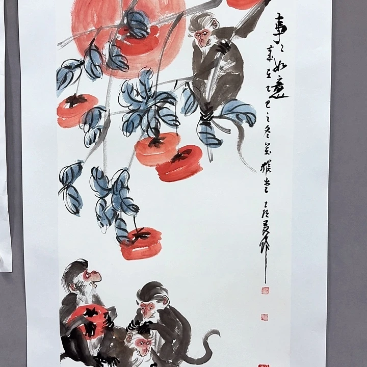 国画亲笔手绘放心去藏