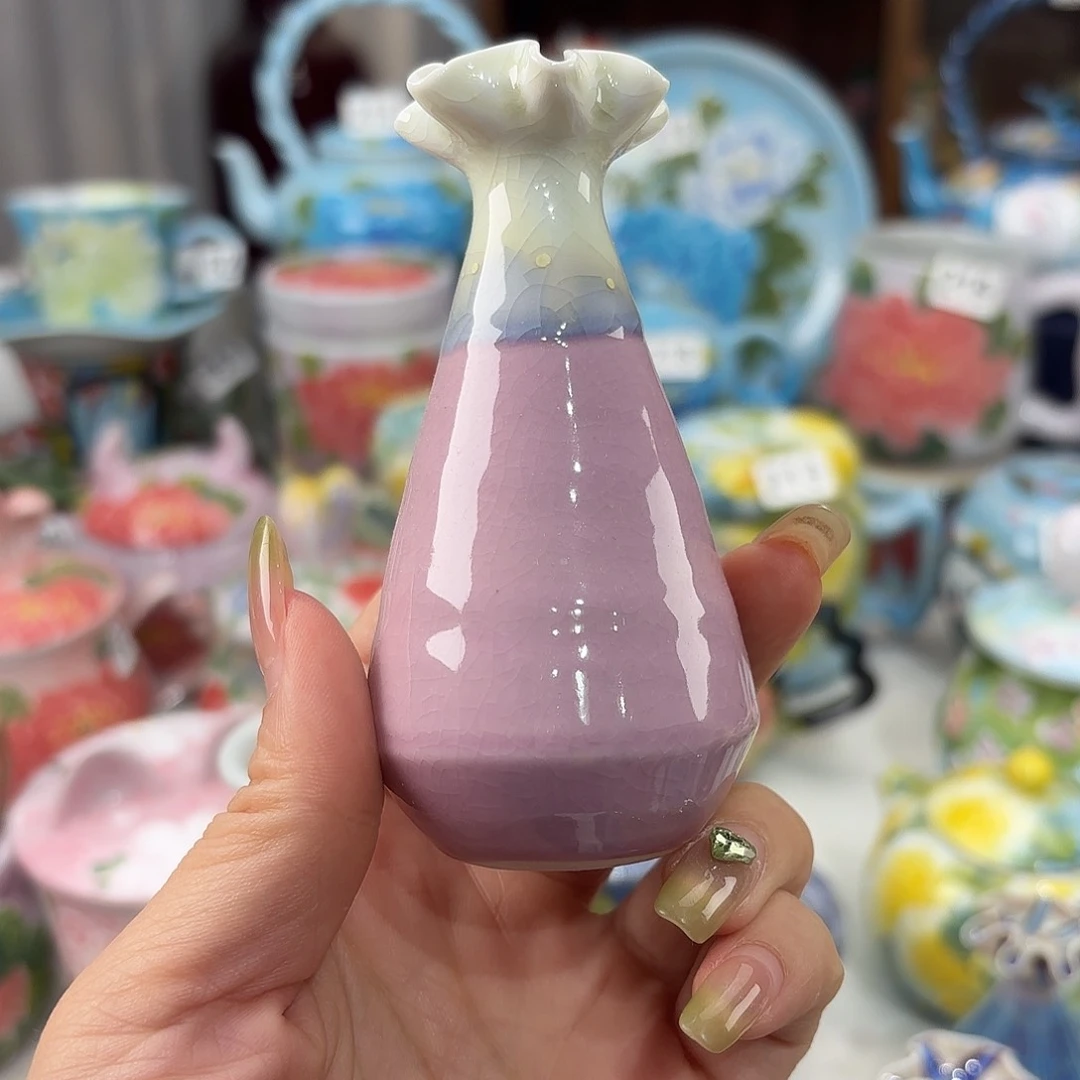 景德镇手绘高温釉下彩陶瓷茶具