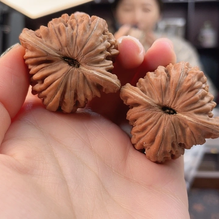 把件文玩核桃四座楼