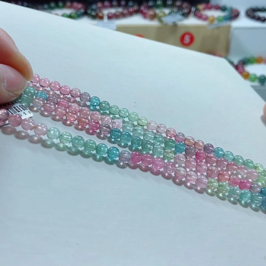 碧玺手链未镶嵌多样性发一条