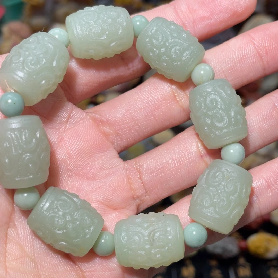 石英质玉未镶嵌手链