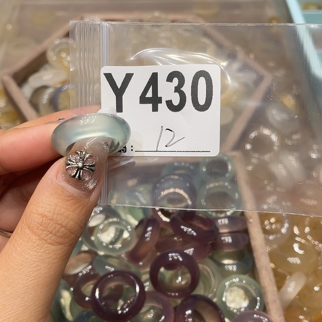 玛瑙/玉髓未镶嵌戒指430