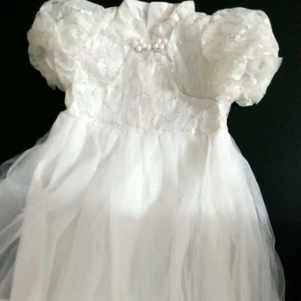 女童旗袍连衣裙2025儿童汉服裙子国风新中式公主裙女孩网纱连衣裙