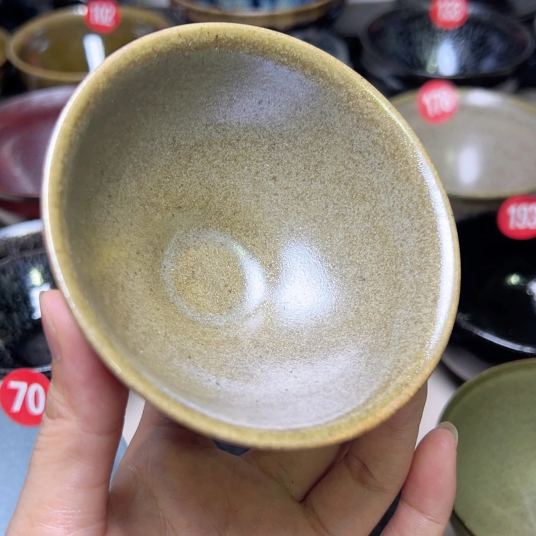 茶盏七星龙窑柴烧茶盏