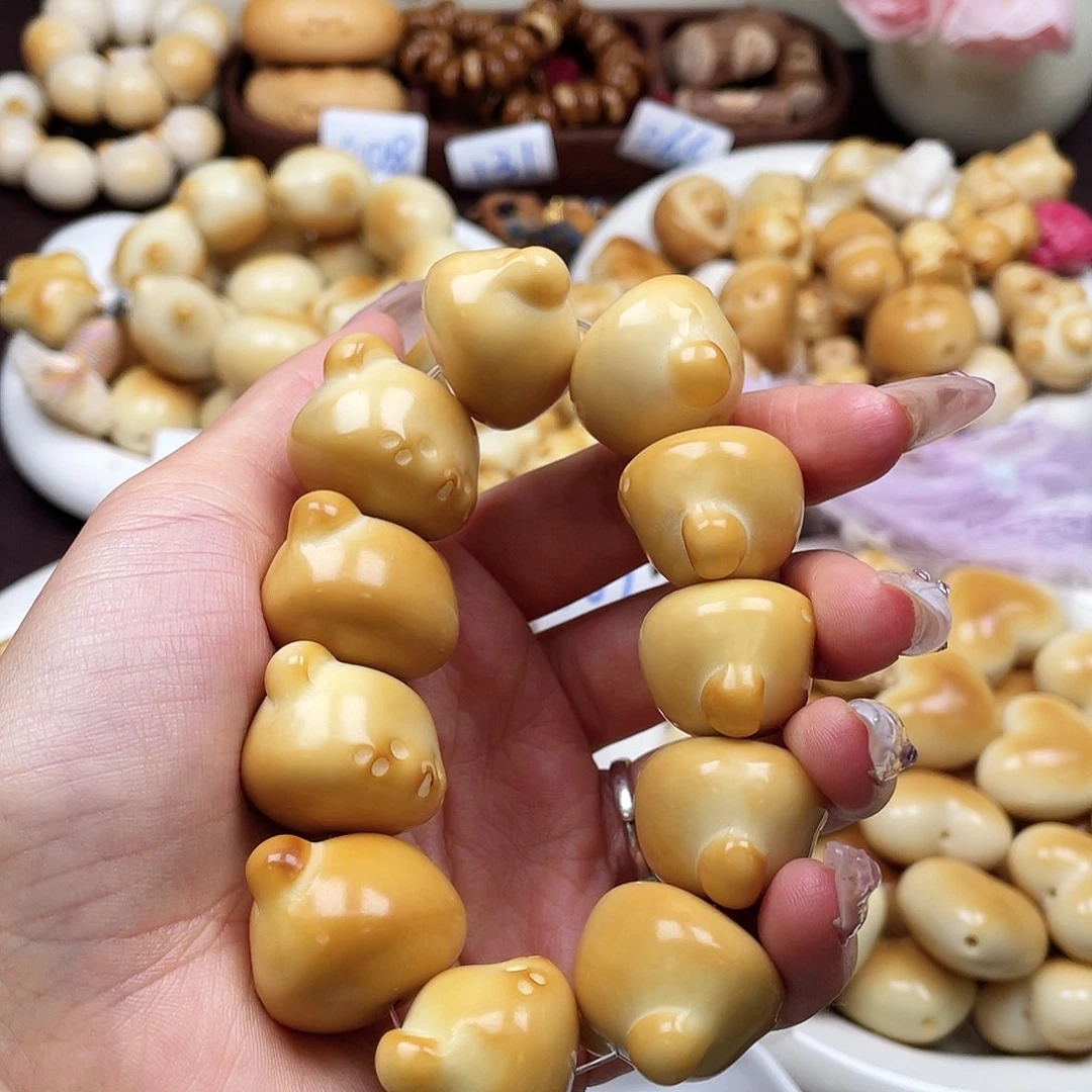 吊坠白玉菩提一串成品c