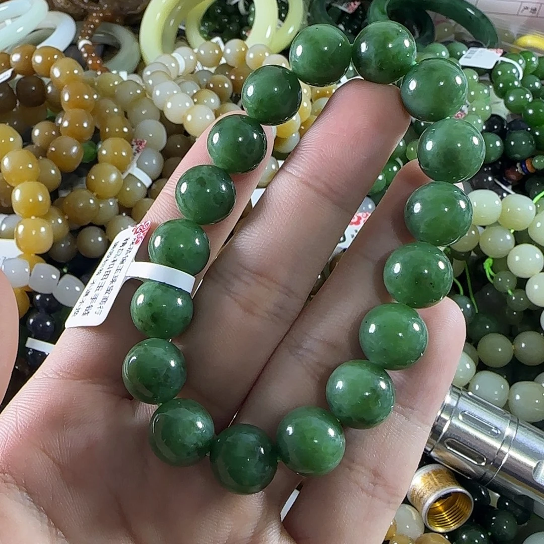 和田玉未镶嵌手链31