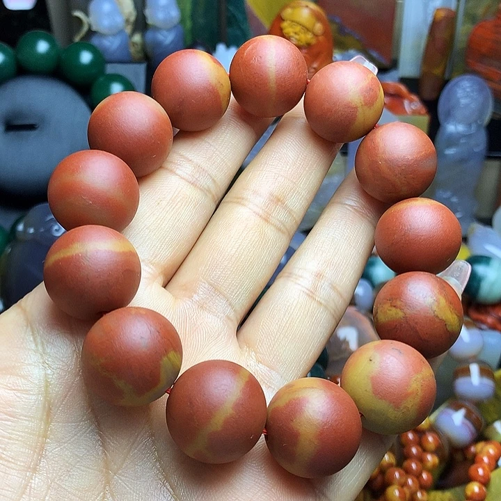 硅化玉未镶嵌手串