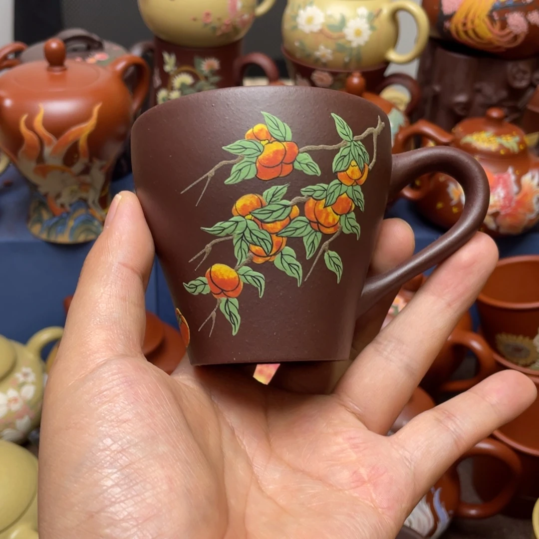 紫砂茶杯紫砂主人杯180cc
