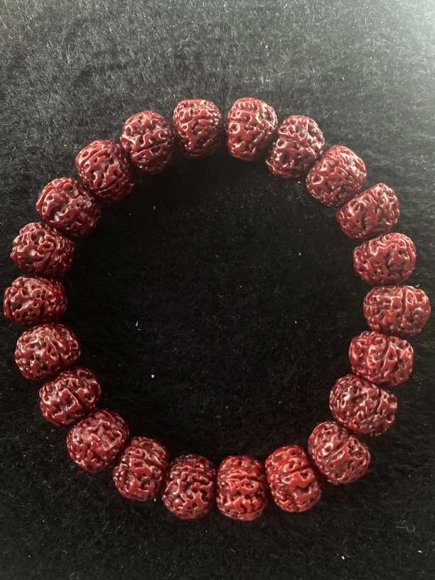 机刷金刚爆肉菩提红手串
