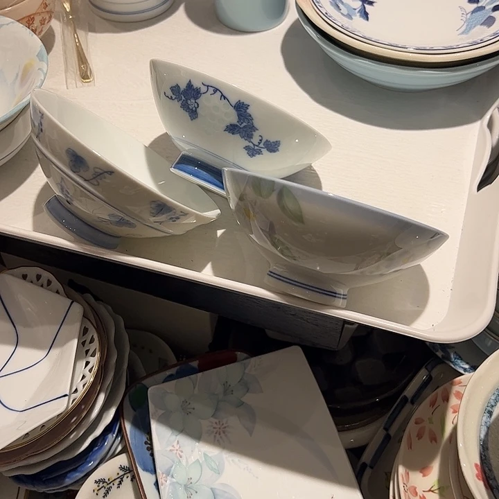 丢***丢瓷素雅青花碗3个一组