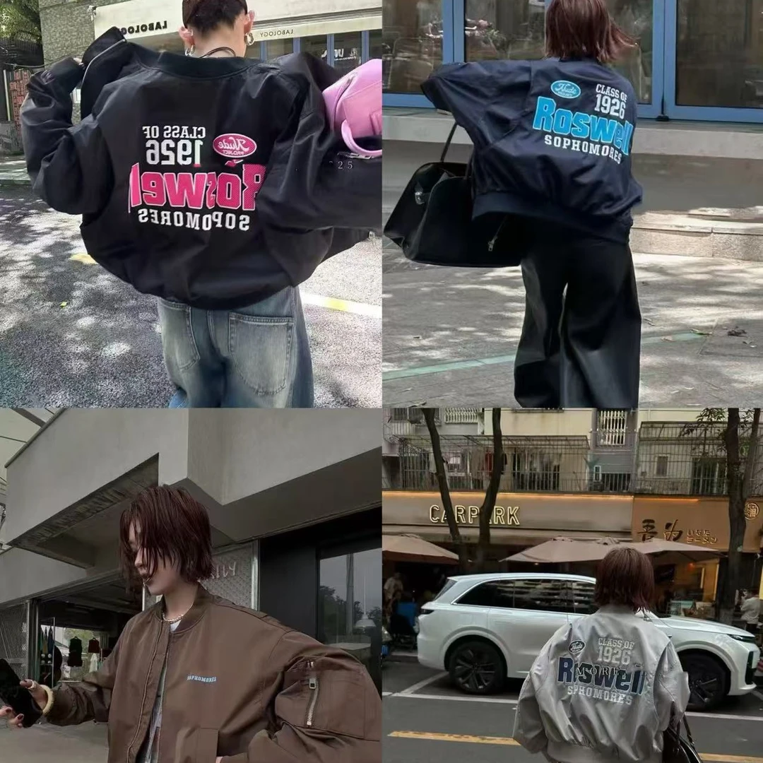 【鞋爱】25525秋款螺纹下摆秋季短外套韩版春秋拉链收口袖女