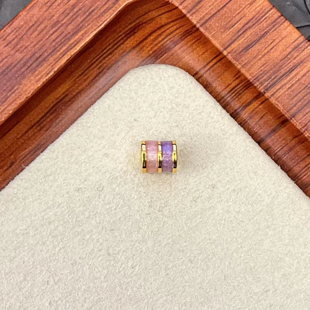 足金999君潮黄金卡6粉紫小蛮腰DP1700