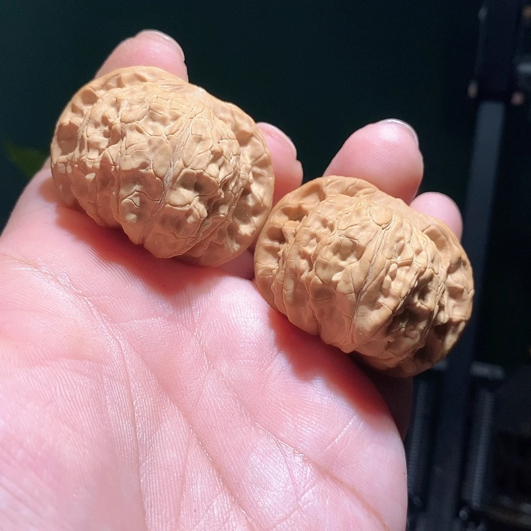 把件文玩核桃42平顶狮子头全品