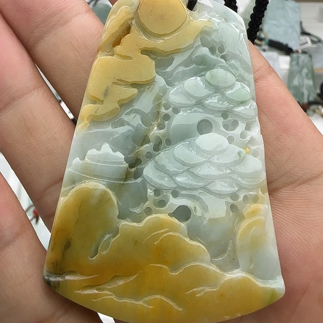 颈饰未镶嵌翡翠翡翠