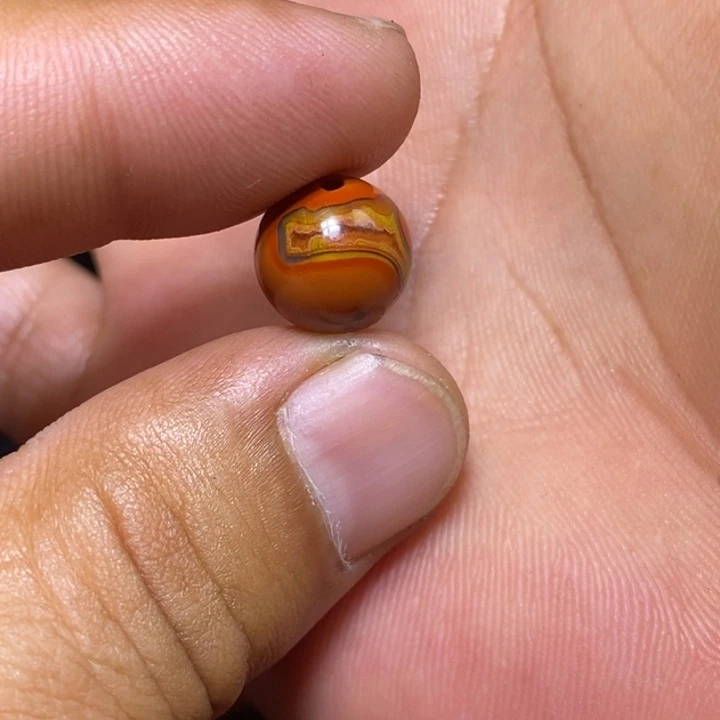 未镶嵌战国红珠子玛瑙/玉髓幸**满