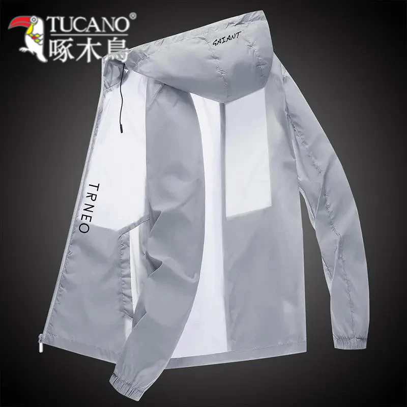 TUCANO/啄木鳥防晒衣男士夏季薄款透气轻薄衫钓鱼服夹克上衣外套
