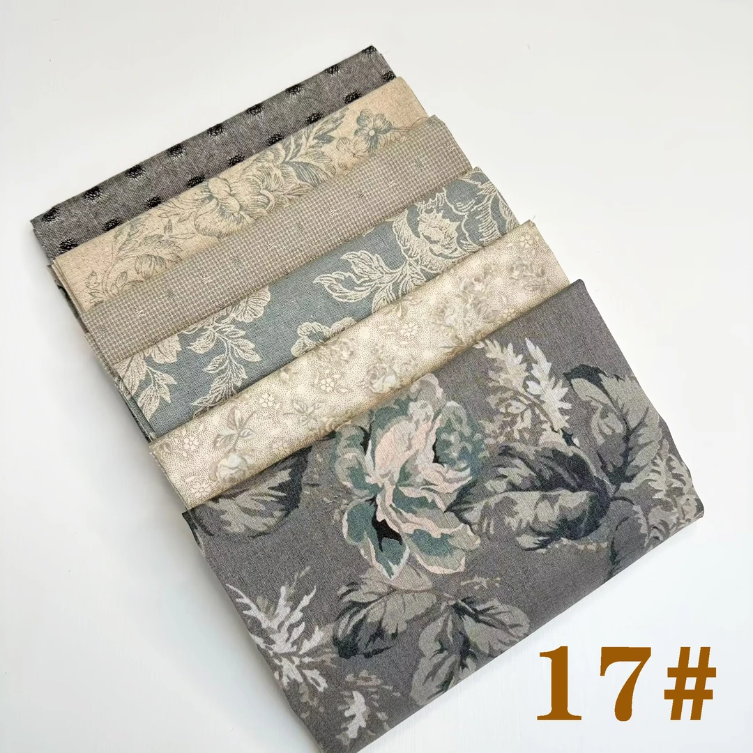 进口平纹印花 布组17#