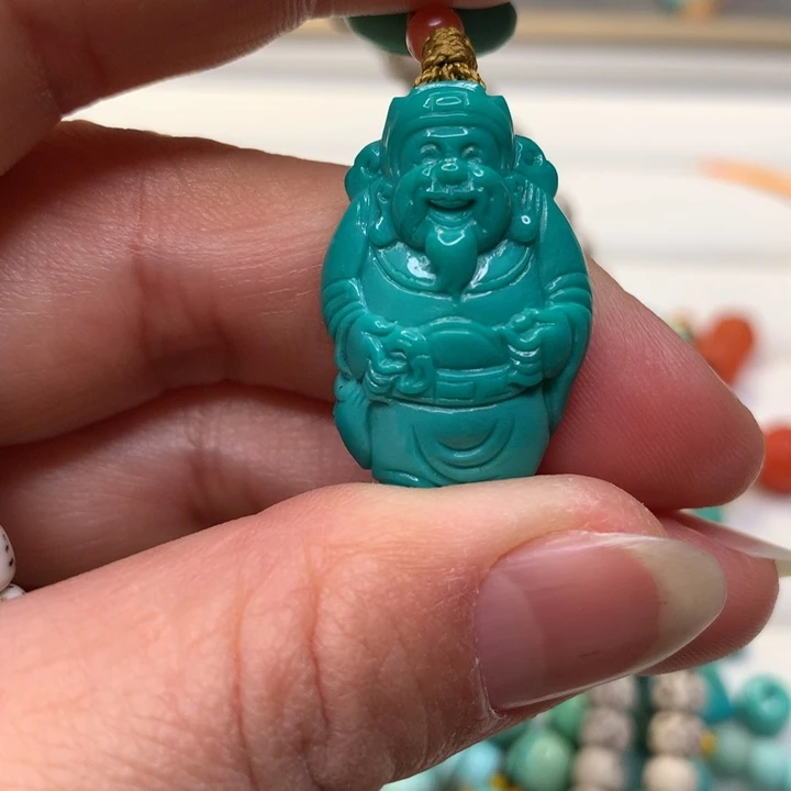 绿松石未镶嵌颈饰