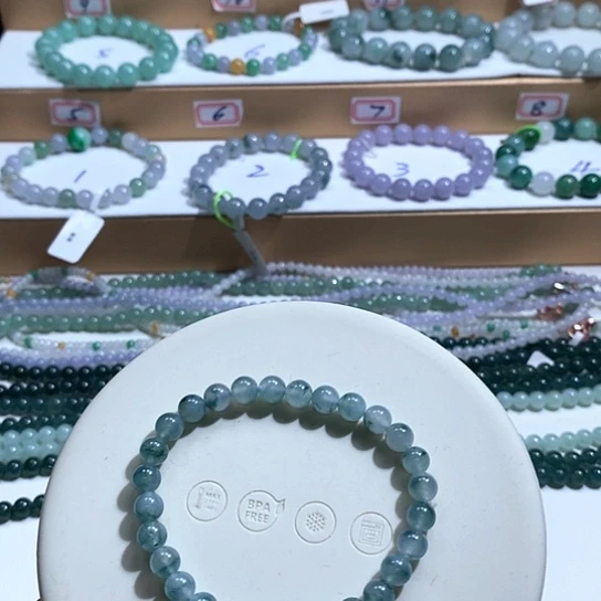 翡翠未镶嵌手链21