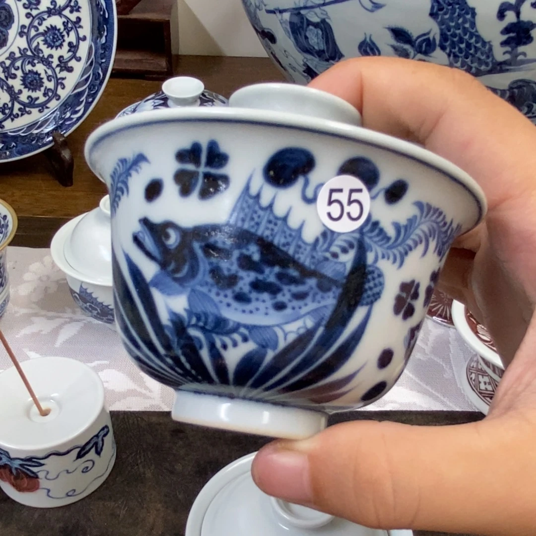 景德镇手工手绘陶瓷 120cc