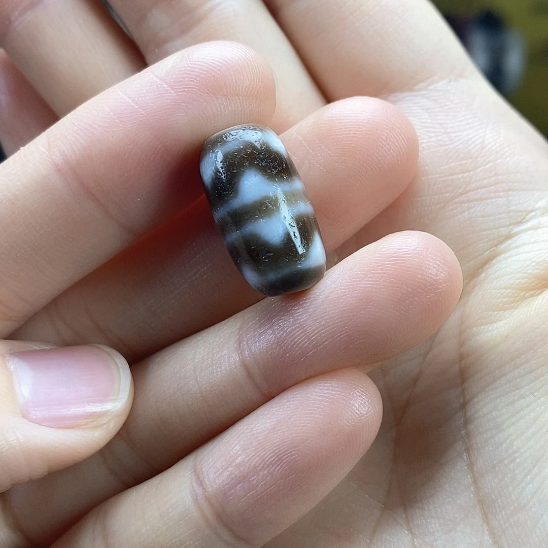 玛瑙/玉髓散珠双牙牙