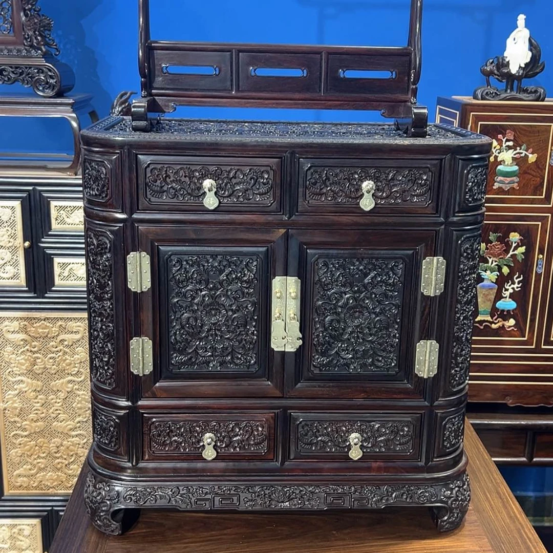 【闪购商品】红酸枝木类成套家具茶柜